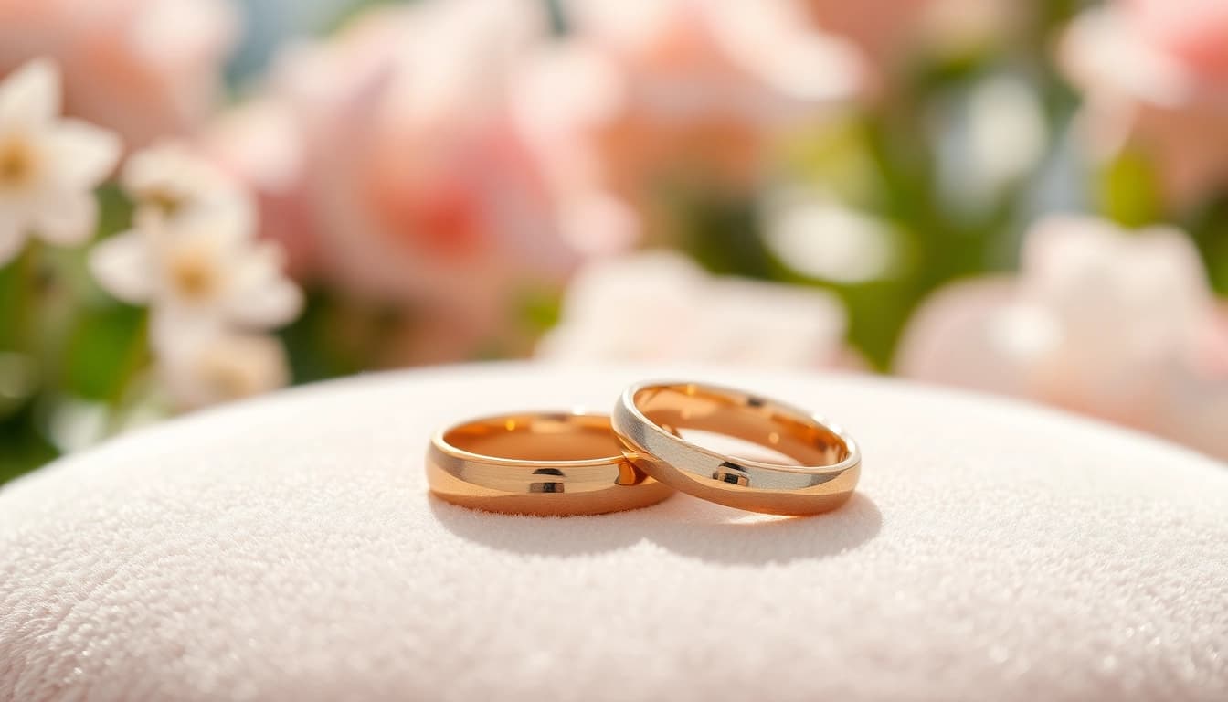 Showcase of stunning wedding bands, highlighting their elegance and craftsmanship.