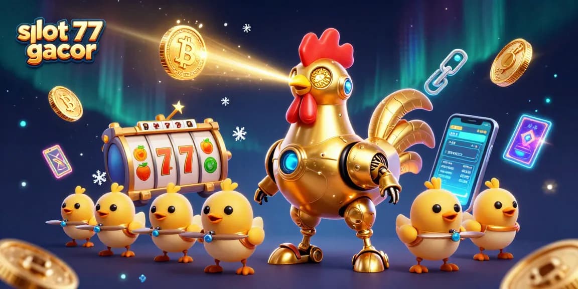Engage in slot 777 gacor with colorful 3D characters and casino elements, showcasing fun and excitement.