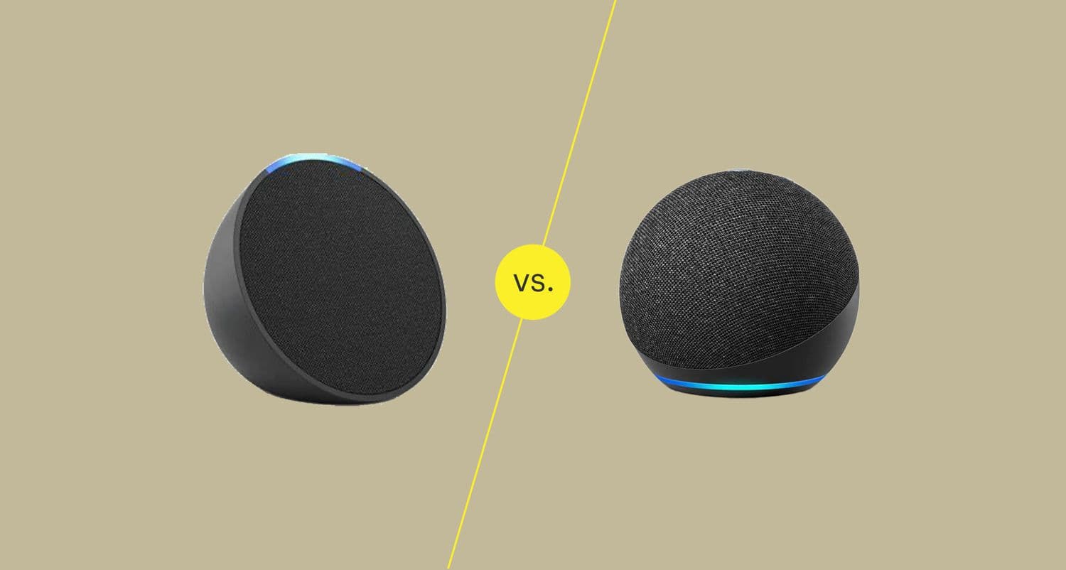 difference between echo dot and echo pop