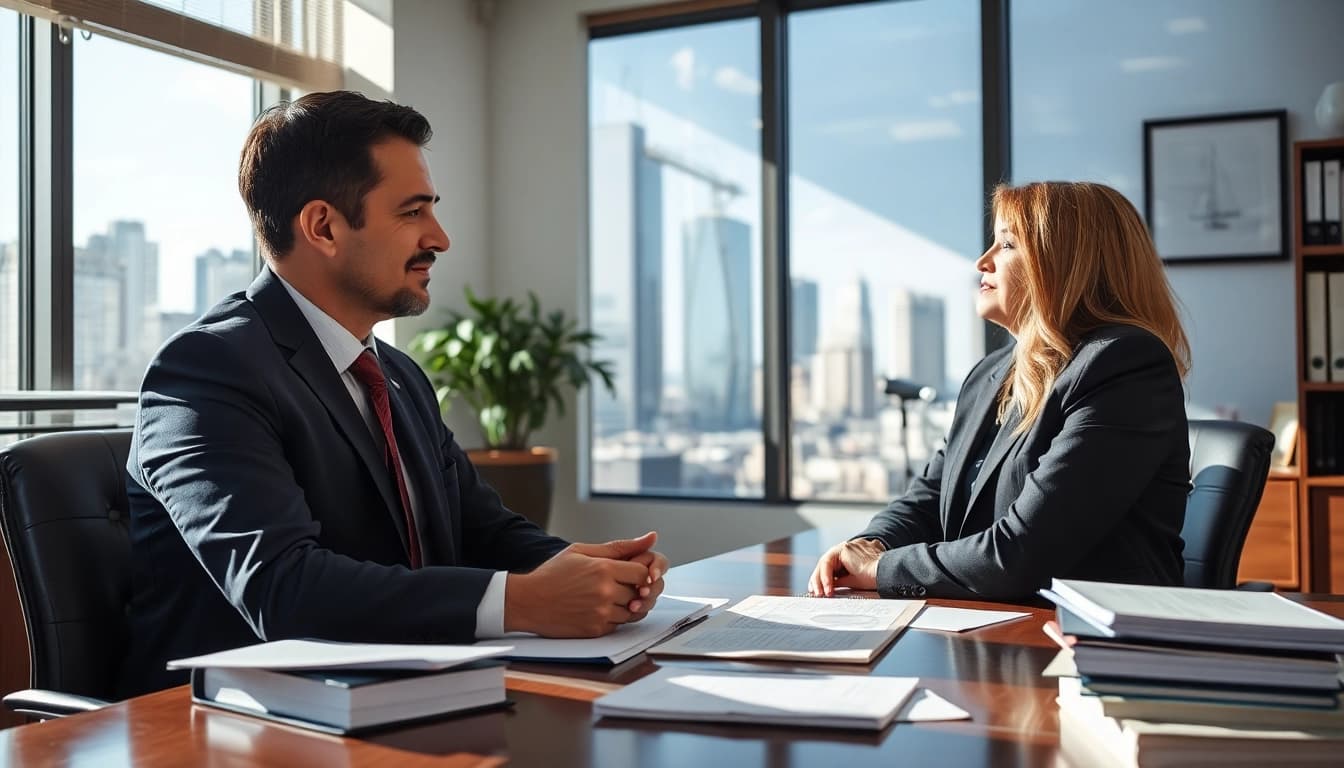 Orlando Injury Lawyer providing tailored legal advice in a supportive office setting.