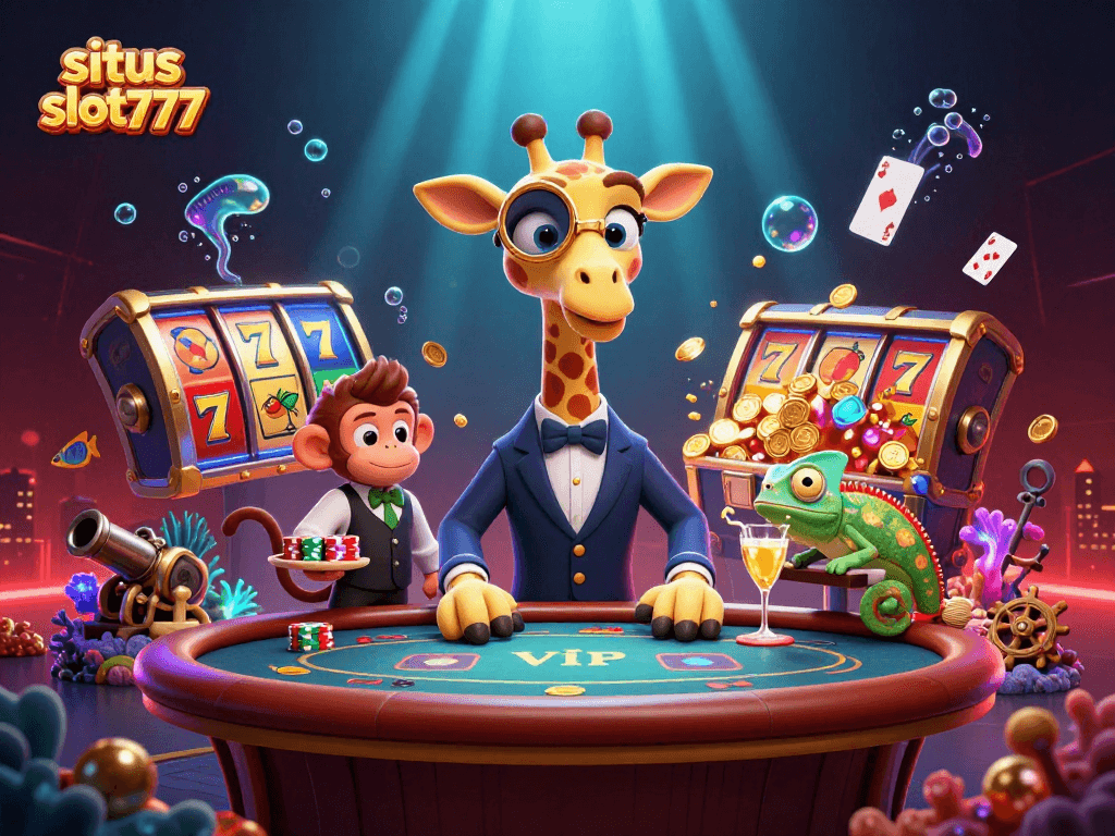 Situs slot777 invites players to experience dynamic slots excitement with vibrant characters.