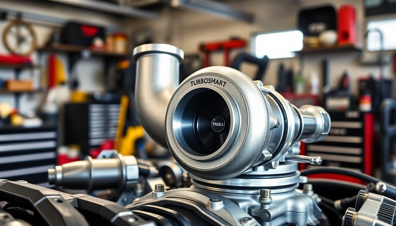 Turbosmart street performance turbo installed for optimum engine performance.