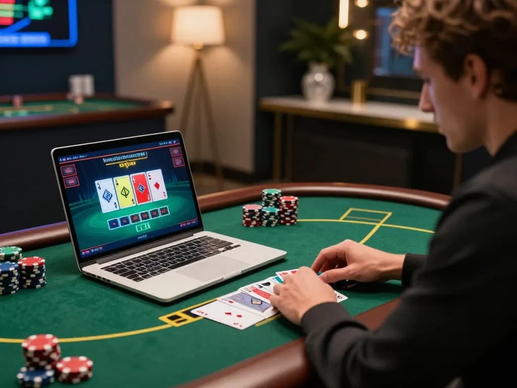Engage with top quality widgets while enjoying live dealer blackjack at an online casino.