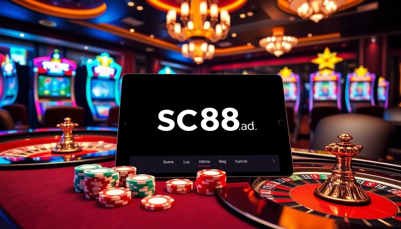 Experience the excitement of gambling at https://sc88.ad/ with vibrant slots and elegant casino tables.