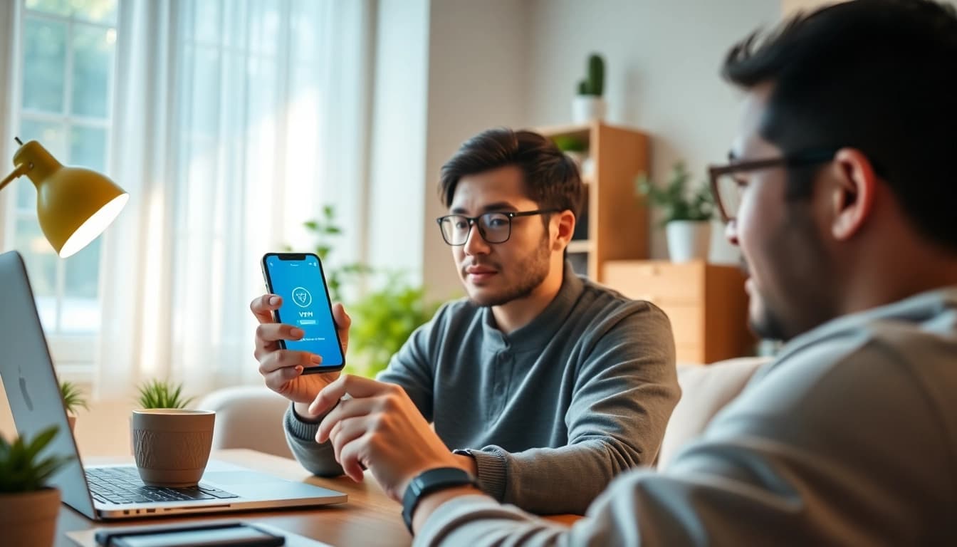 在舒适的家庭办公室中多设备使用的快连 VPN 应用程序