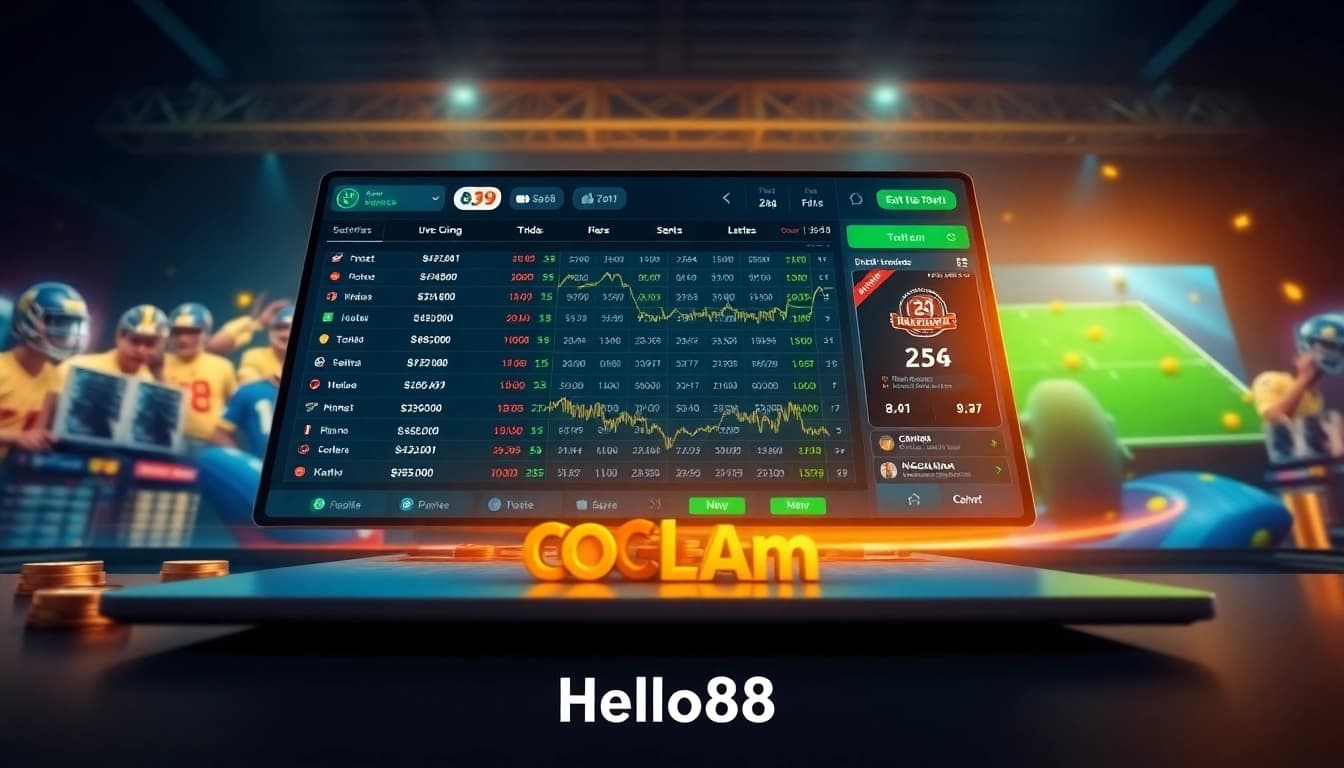 Hello88 online betting platform showcasing vibrant odds and user-friendly design