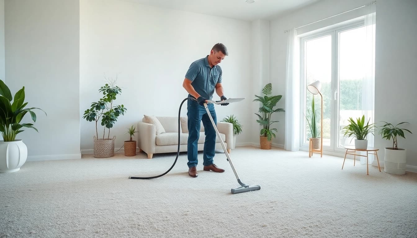 Get expert carpet cleaning near me in a bright and cozy living room setting.