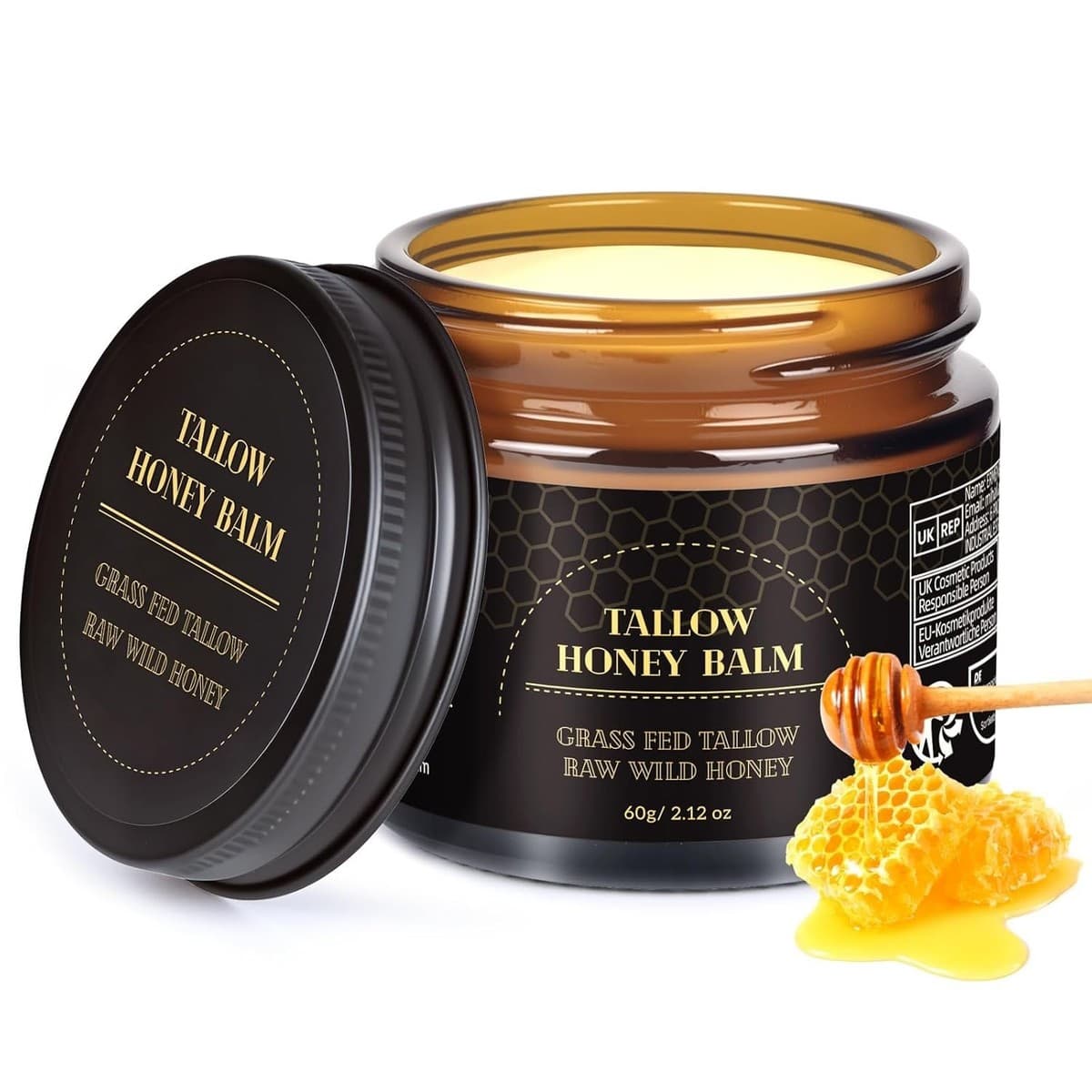 Beef Tallow for face : baume halal enrichi au miel