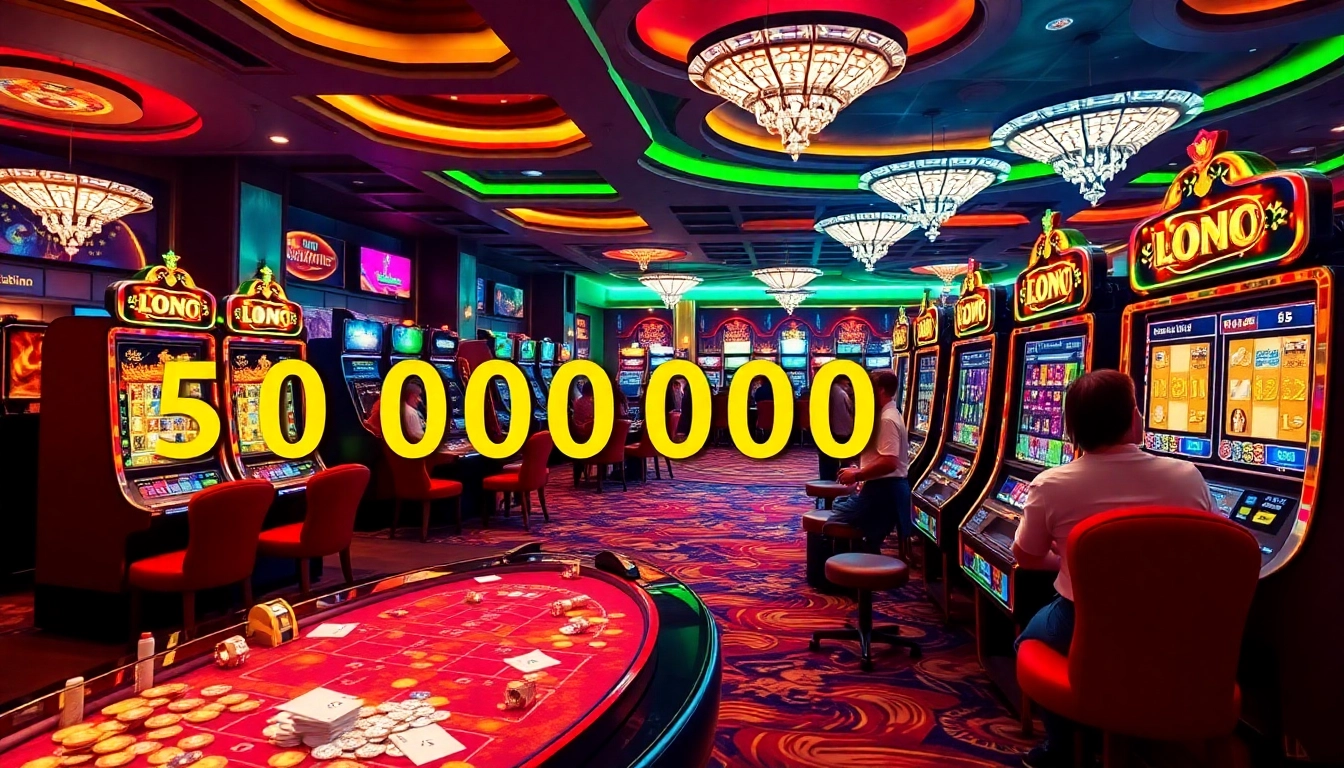 Rasakan sensasi slot depo 5k dengan elemen kasino yang penuh warna seperti mesin slot dan chip.