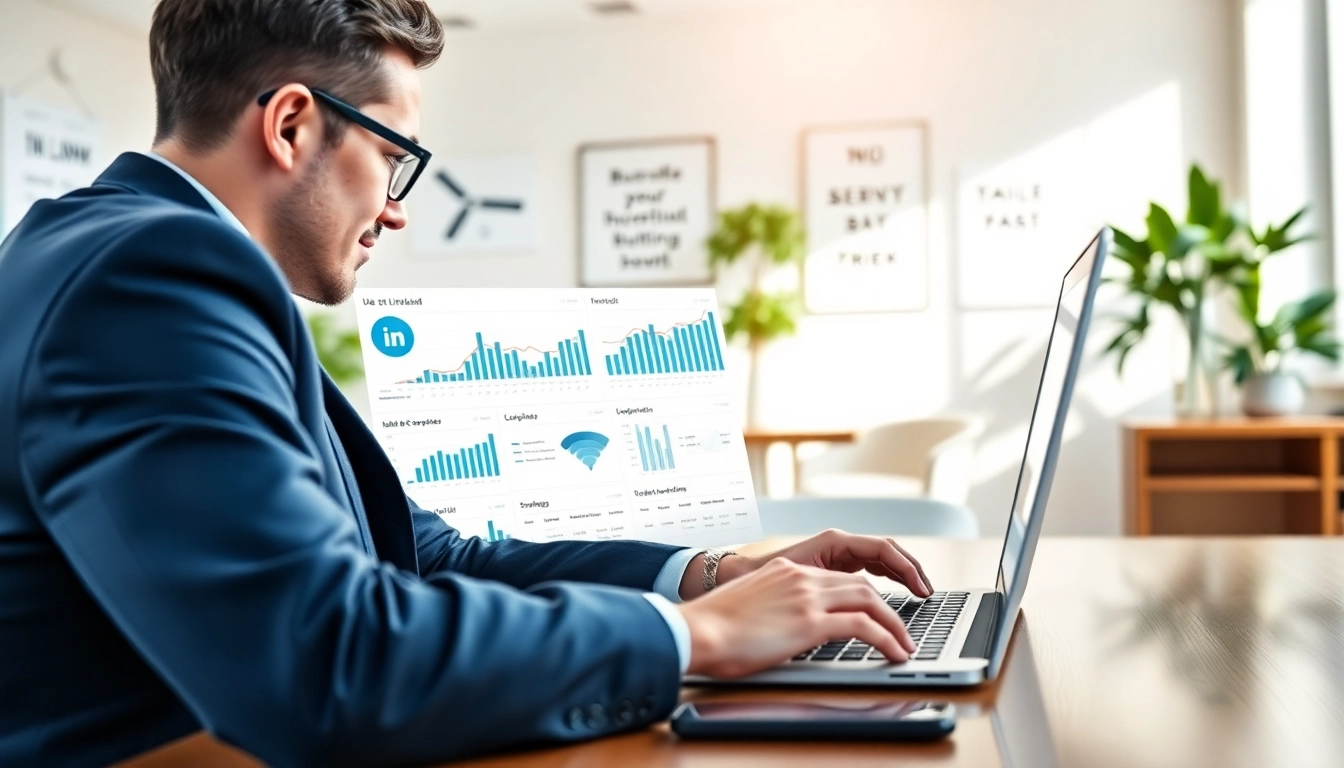 Analyze data using an affordable linkedin scraping tool in a modern office with productive atmosphere.