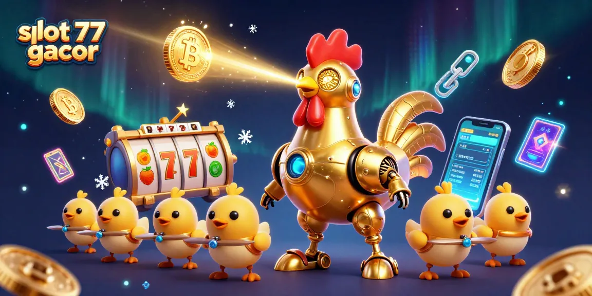 Engage in slot 777 gacor with colorful 3D characters and casino elements, showcasing fun and excitement.