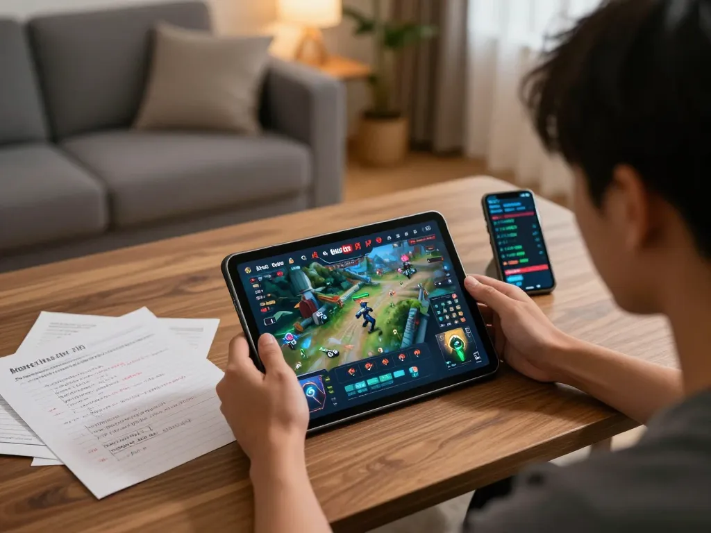 Situs toto online gaming experience with a user engaging in strategies and gameplay.