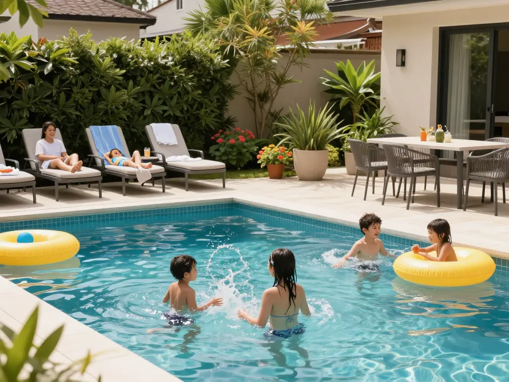 Dolphin Pool Services enhances family fun with stunning pool maintenance and renovations.