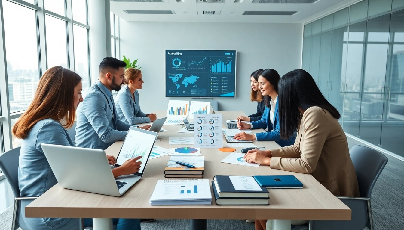 Enhance digital marketing with strategies from c168me.com in a collaborative office setting.