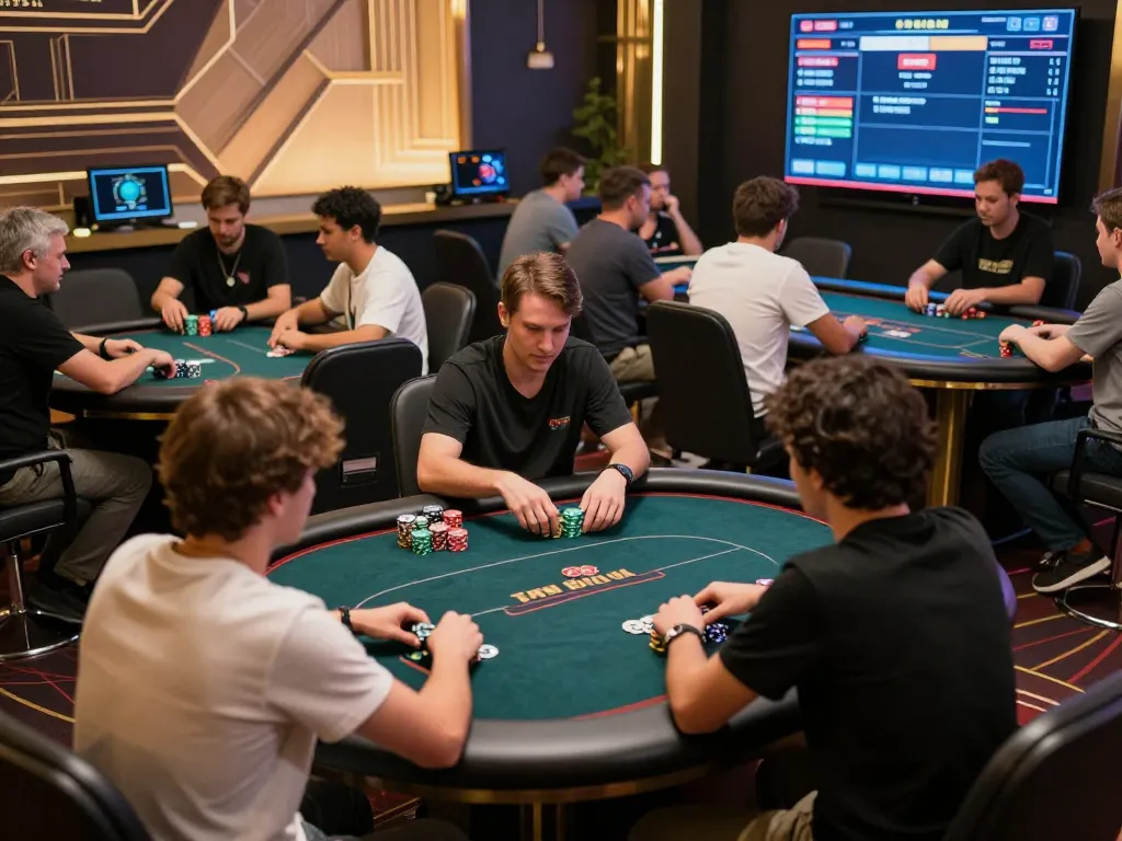 Play poker online with SC88 while competing in a dynamic virtual tournament.
