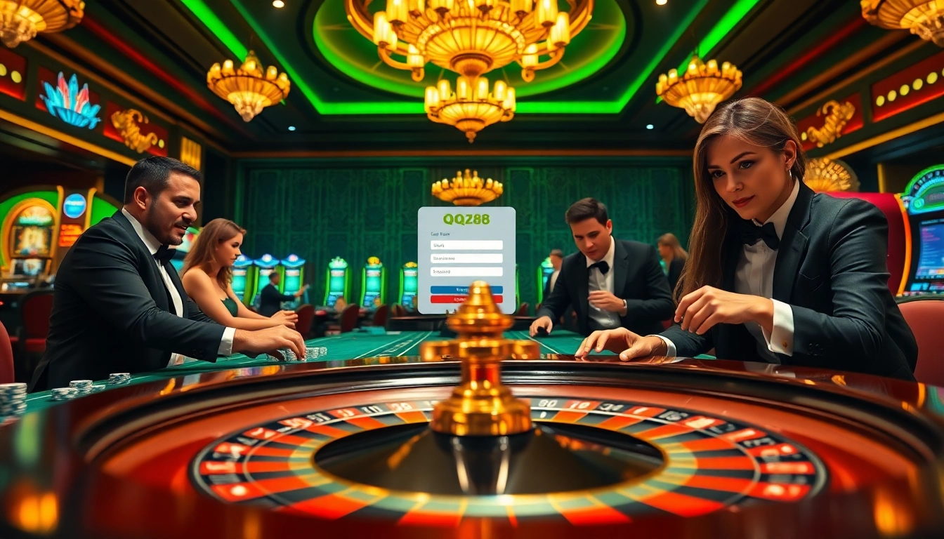 Experience the excitement of gambling at QQ88 by logging in to play thrilling games and win rewards.