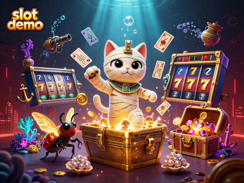 Menangkan jackpot dengan slot demo interaktif yang bergaya, menampilkan karakter unik dan elemen kasino yang menarik.