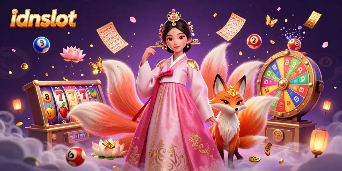 Engage with idnslot's vibrant gaming universe featuring elegant characters and lively slot games.