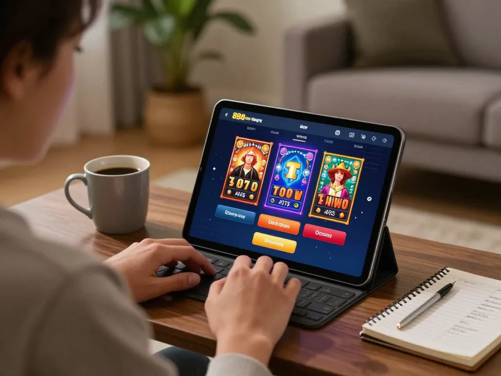 Engaging in 888now đăng nhập from a cozy home setup for online casino gaming