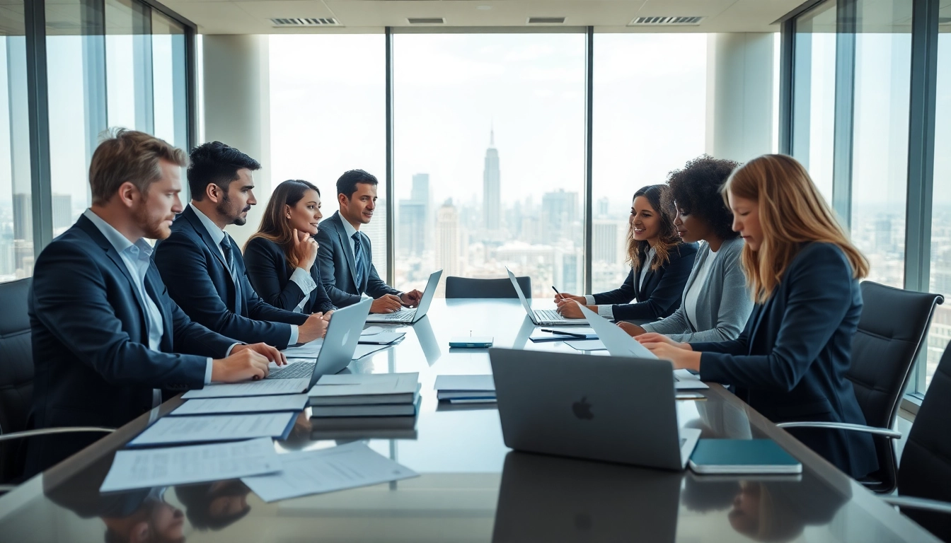 USA attorneys collaborating in a modern office environment, demonstrating teamwork and professionalism.