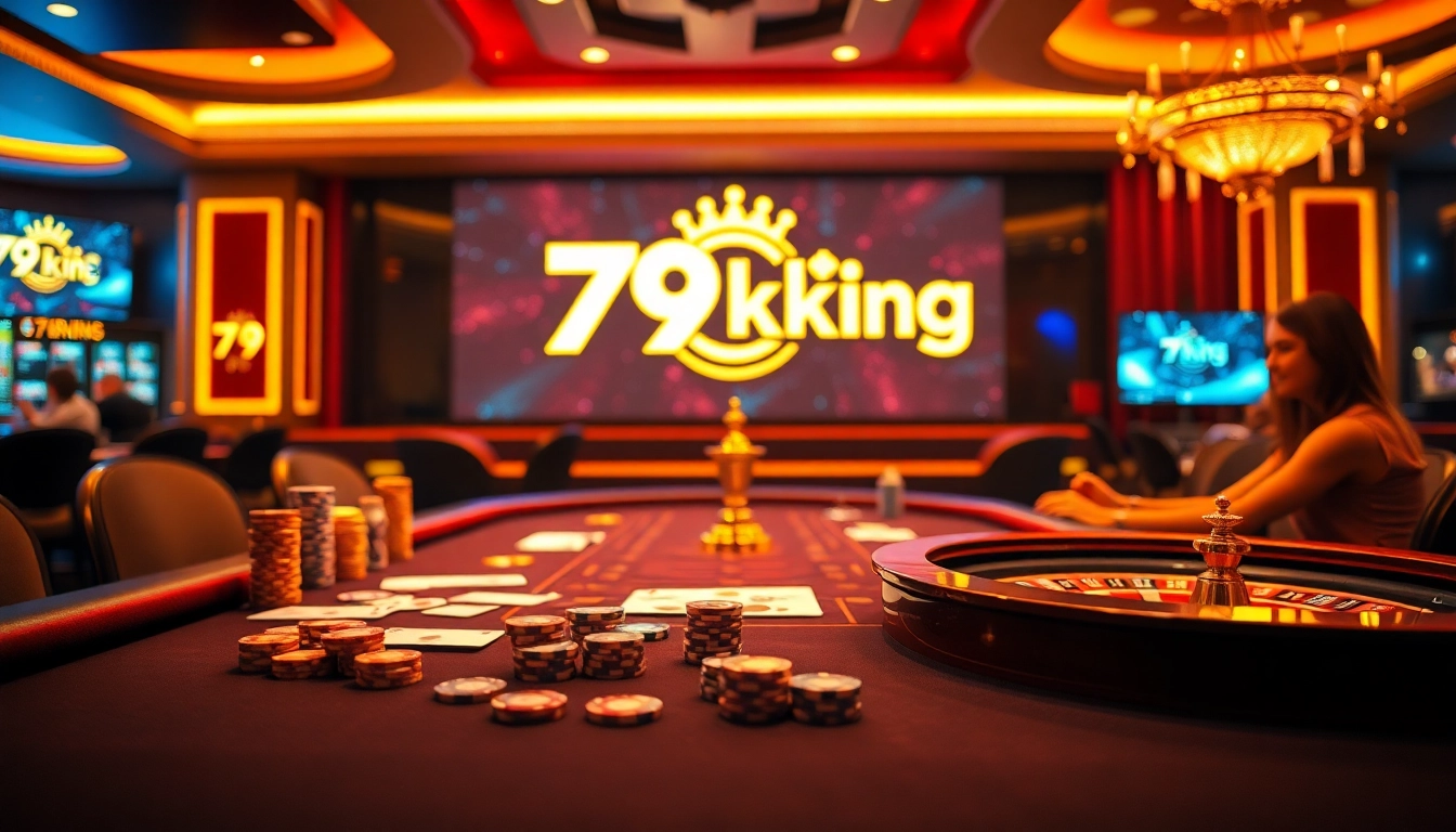 Experience thrilling gameplay at 79king with vibrant casino tables and exciting gaming action.