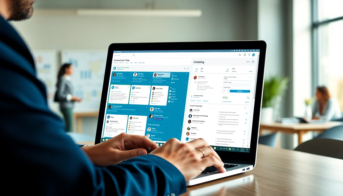 Utilize an affordable LinkedIn scraping tool to analyze data in a dynamic office setting