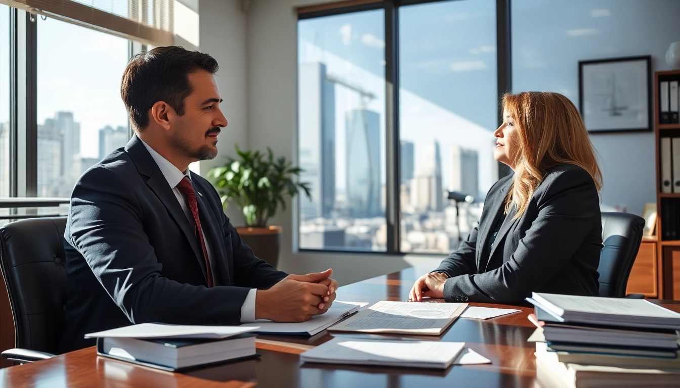 Orlando Injury Lawyer providing tailored legal advice in a supportive office setting.