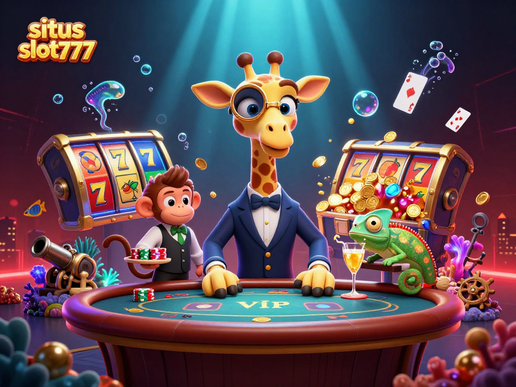 Situs slot777 invites players to experience dynamic slots excitement with vibrant characters.