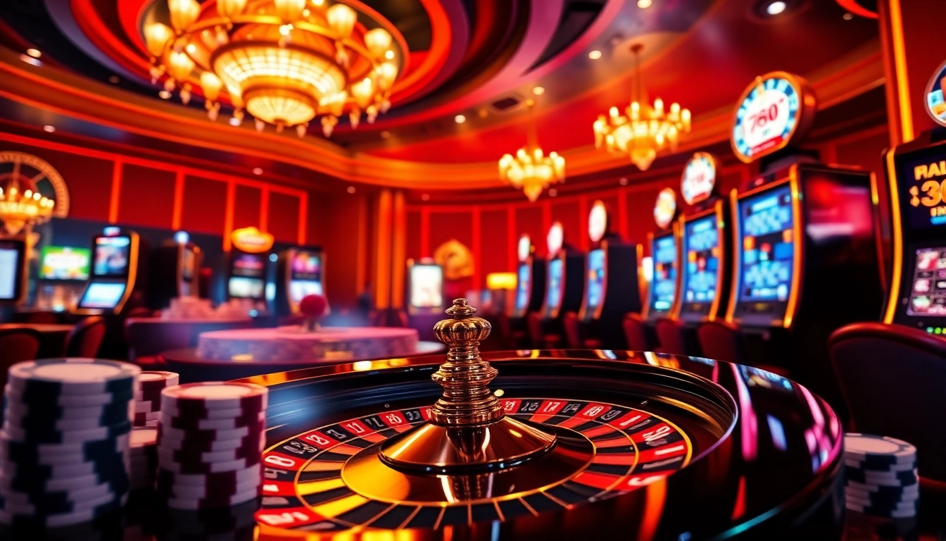Experience the thrilling atmosphere of 789club with vibrant casino elements and engaging gaming interfaces.