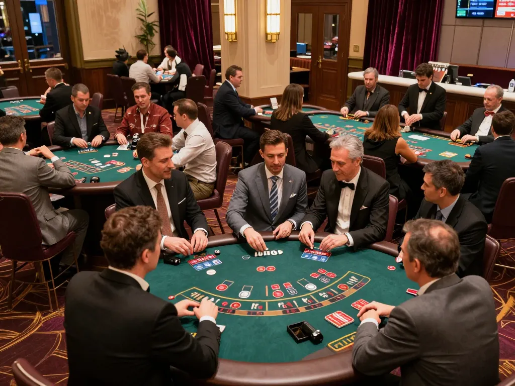 uu88 com players engaged in exciting blackjack gameplay at a luxurious casino table