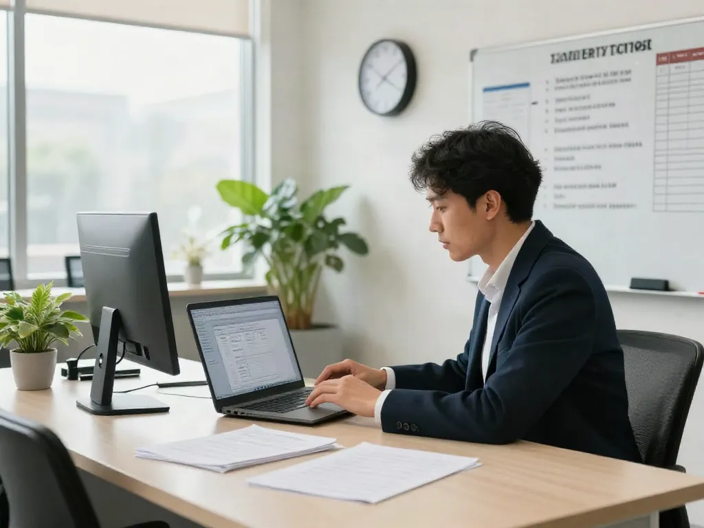 Tax preparer consulting with client while demonstrating how to start a service bureau.