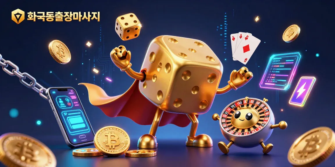 Experience 화곡동출장마사지 with engaging characters in a vibrant, energetic gaming scene featuring dice and crypto elements.
