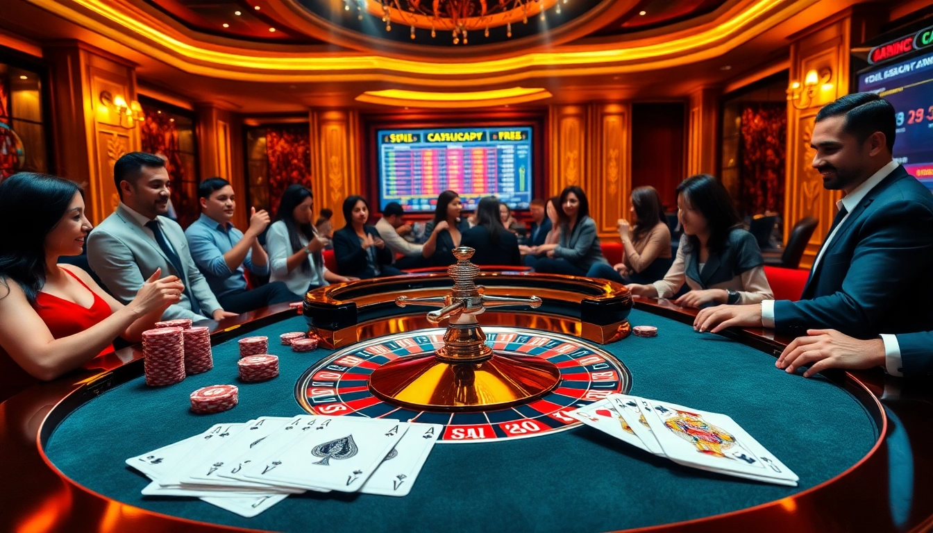 Découvrez l'excitation du meilleur casino en ligne avec des jetons de poker vibrants et une table de roulette palpitante.