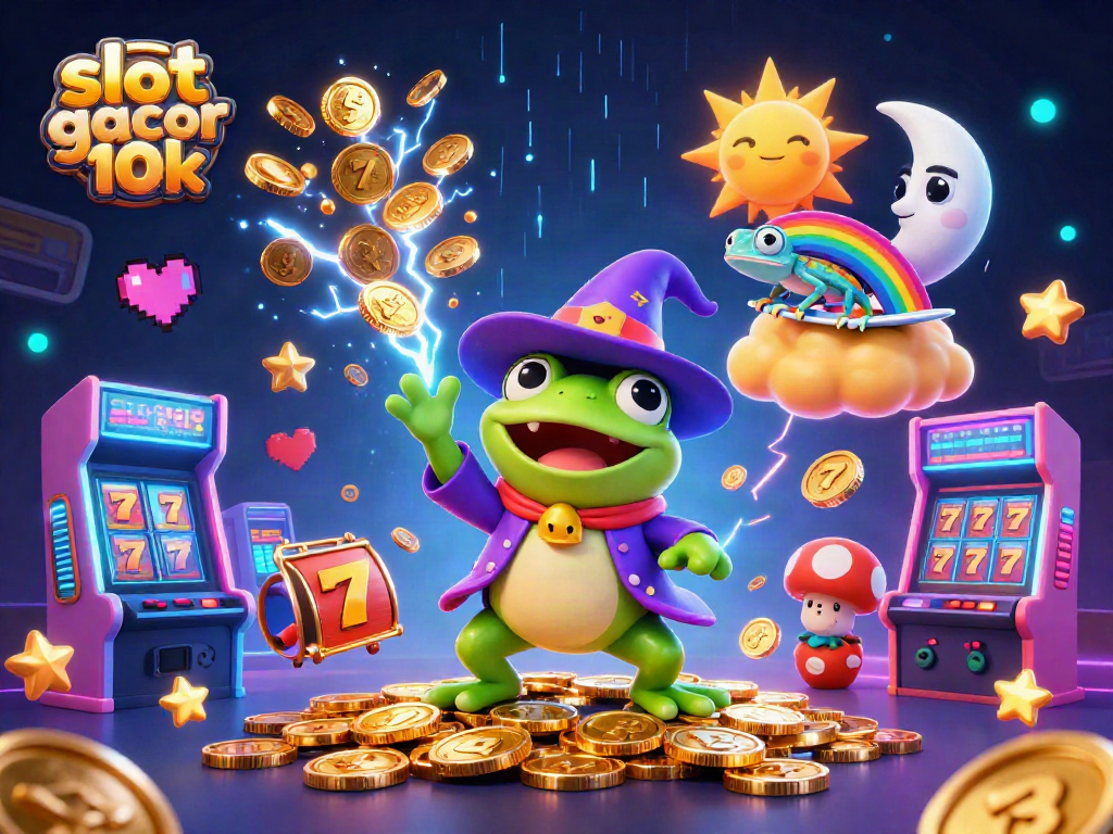 Engage with slot gacor 10k gaming excitement amid a magical storm of coins and vibrant characters.