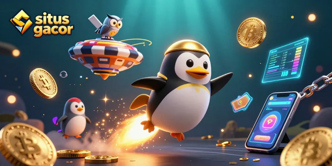 Experience thrilling wins with situs slot gacor in a vibrant 3D casino-themed illustration.