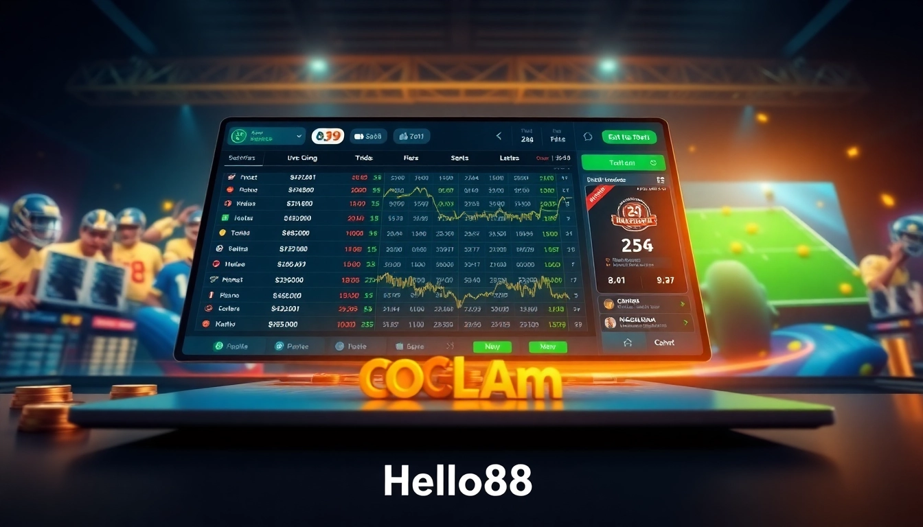 Hello88 online betting platform showcasing vibrant odds and user-friendly design