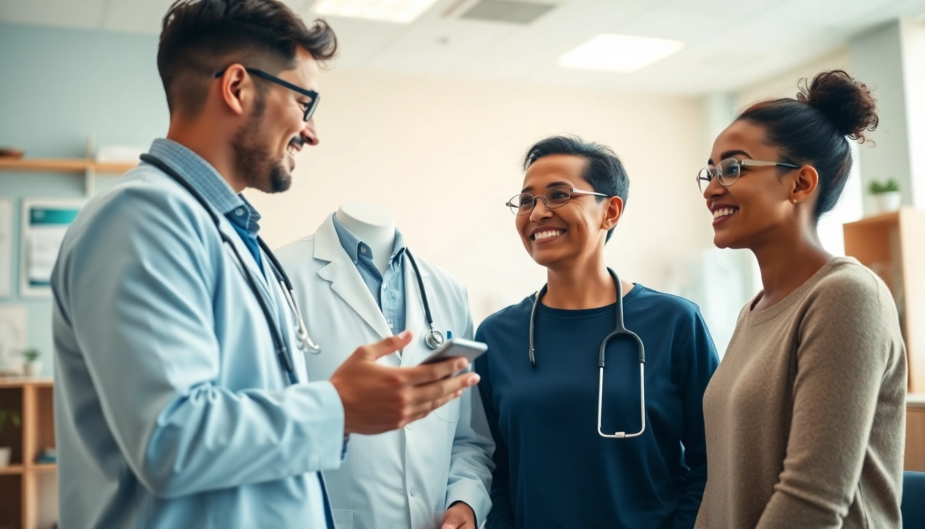 Patient receiving care from a private GP in a modern clinic, showcasing personalized service.