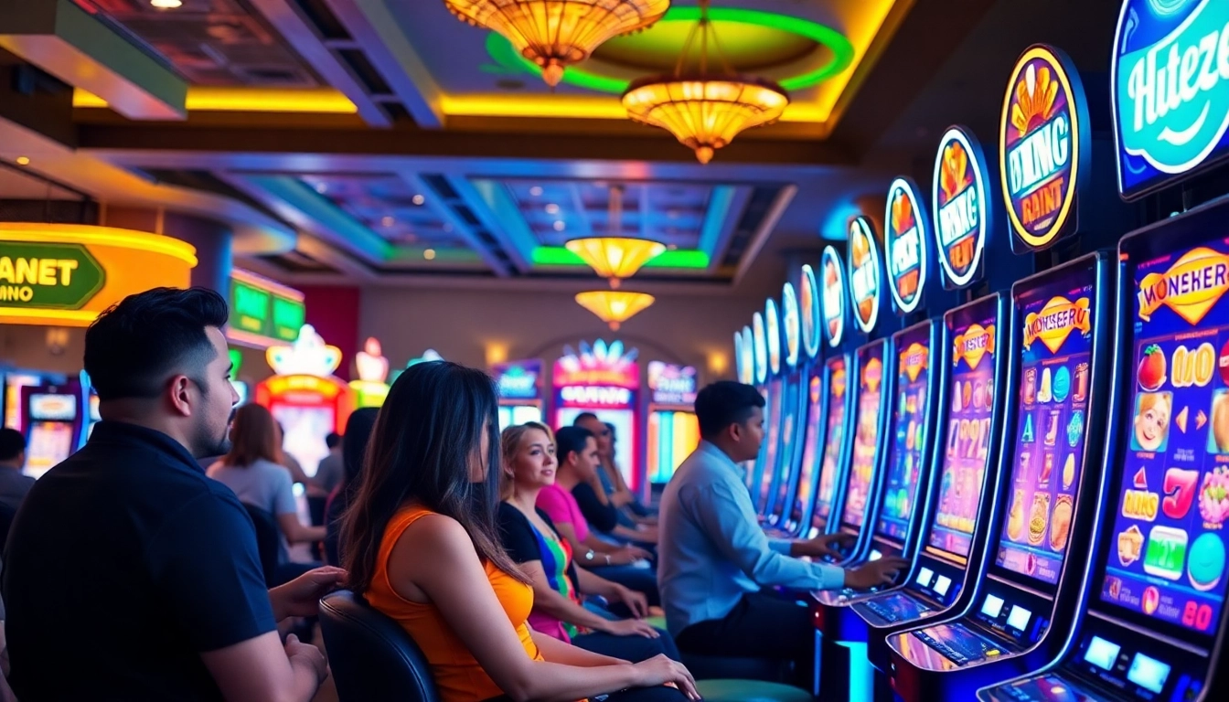 Mostbet demo oynamaq zamanı oyunçuların həyəcanı ilə slot maşınlarında əylənməsi.