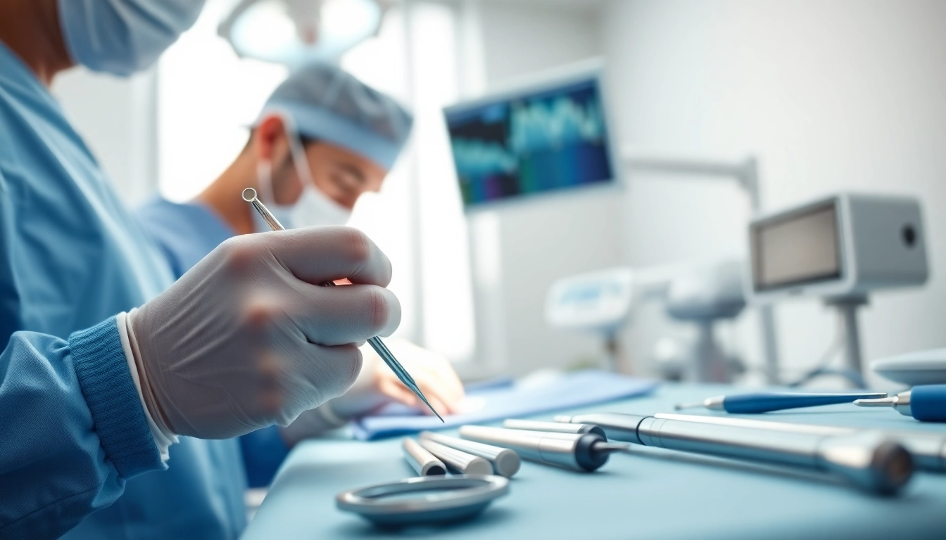 Orthognathic surgery Hawthorn procedure setup highlighting precision and professionalism.
