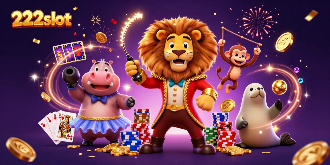 222slot menampilkan permainan slot yang menarik dengan karakter lucu dan efek berkilauan.