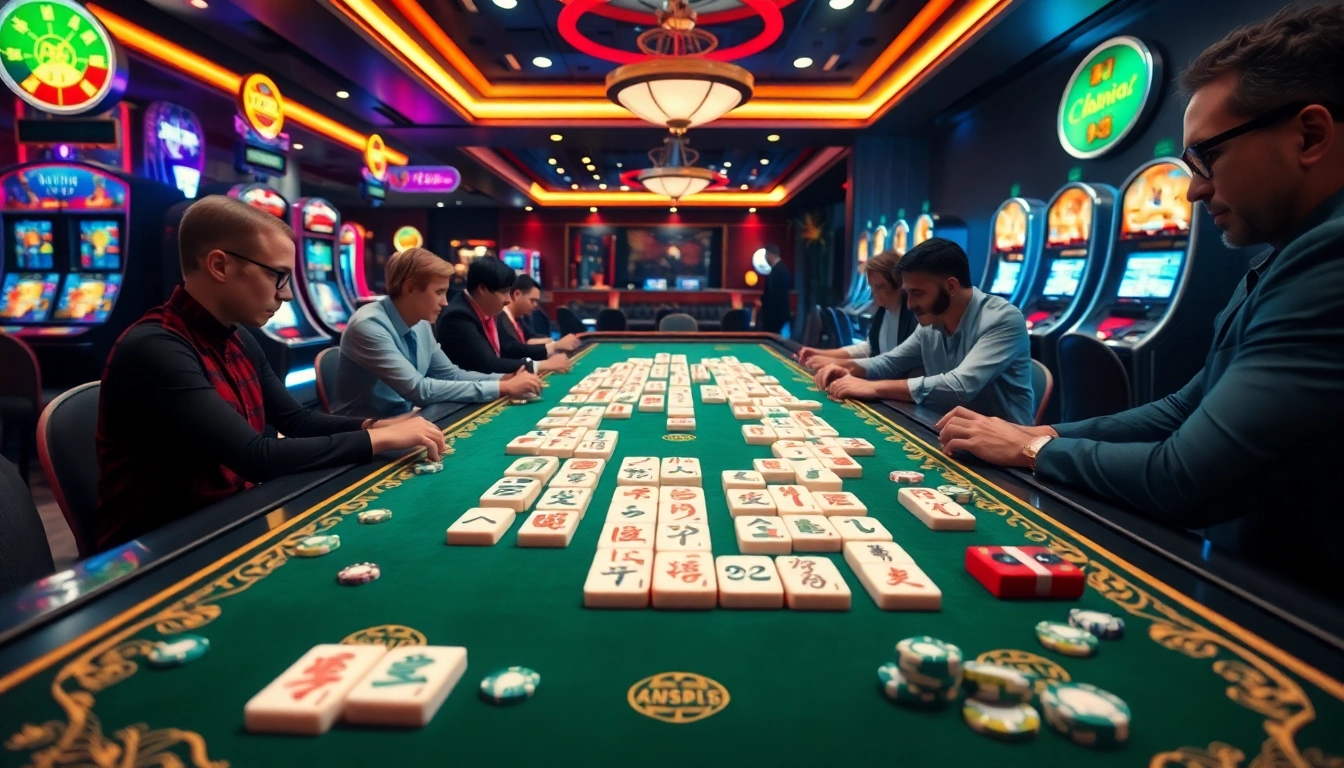 Mainkan Mahjong Ways 2 dalam suasana kasino yang memikat, penuh kegembiraan dan kemewahan.
