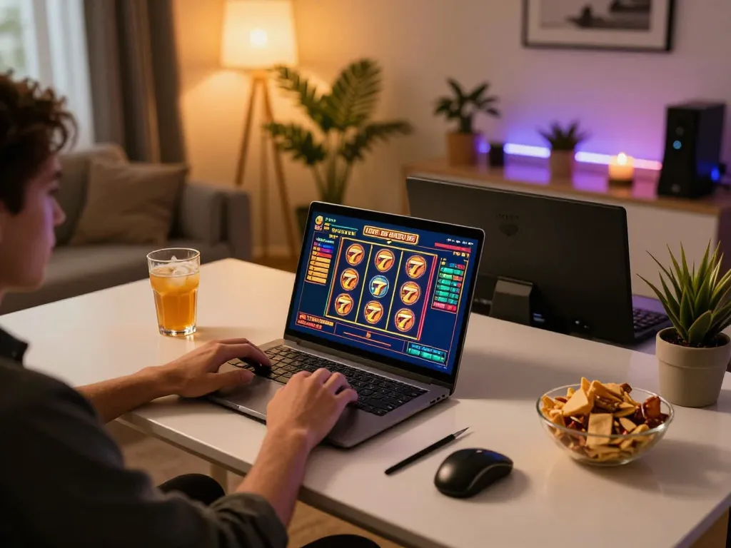 Play thrilling slot 777 games in a cozy online gaming setup with engaging live dealer.