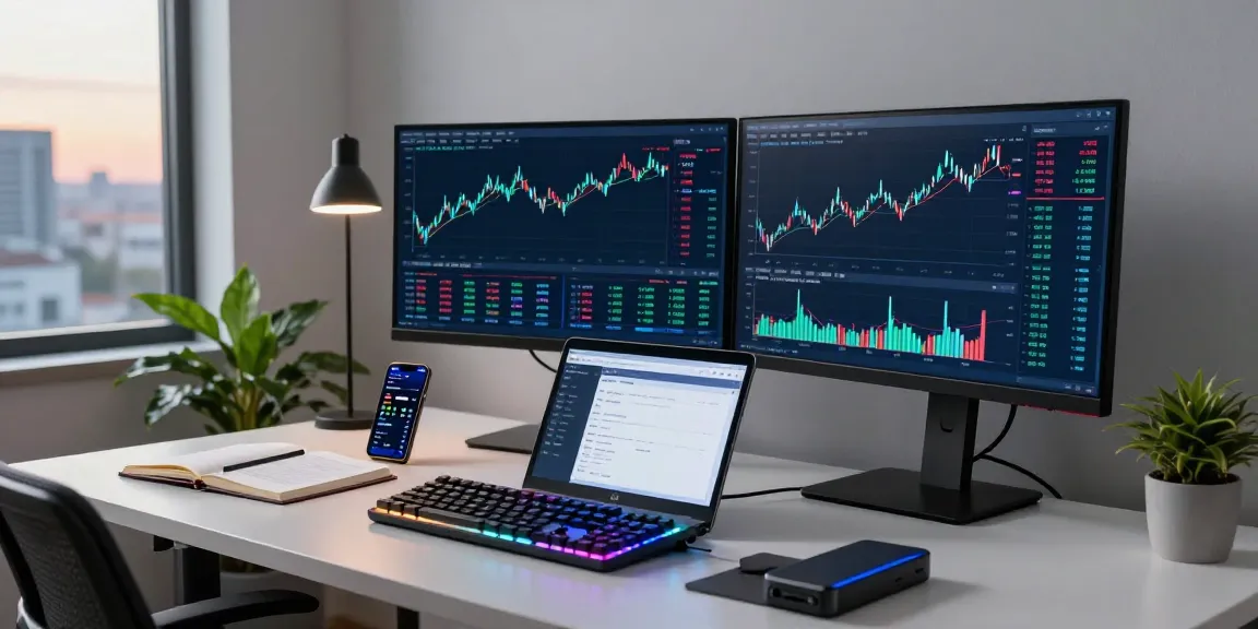 Safe cloud mining service demonstrated in a crypto trading workspace with advanced technology and secure digital wallets.