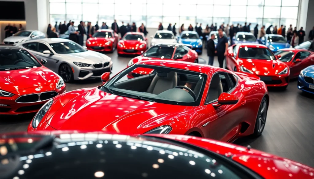 Experience the excitement of the Auto Cars Show with diverse vehicles on display in a vibrant exhibition.
