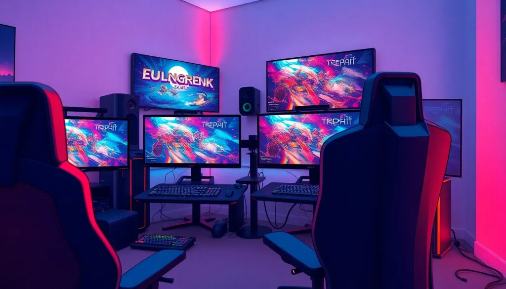 Engage with the latest updates from https://gamelevate.com by exploring vibrant esports gaming setups.