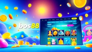 Mengakses bos88 dengan antarmuka permainan slot yang menarik dan penuh warna.