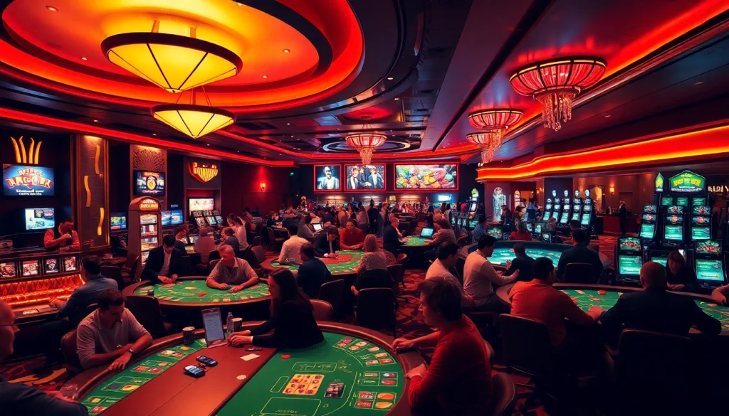 ผู้เล่นในคาสิโน สนุกสนานกับการเดิมพันและบรรยากาศที่ตื่นเต้น