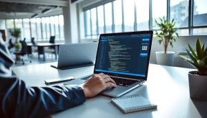 Enhance your online presence with wordpress services in a professional web development setup.