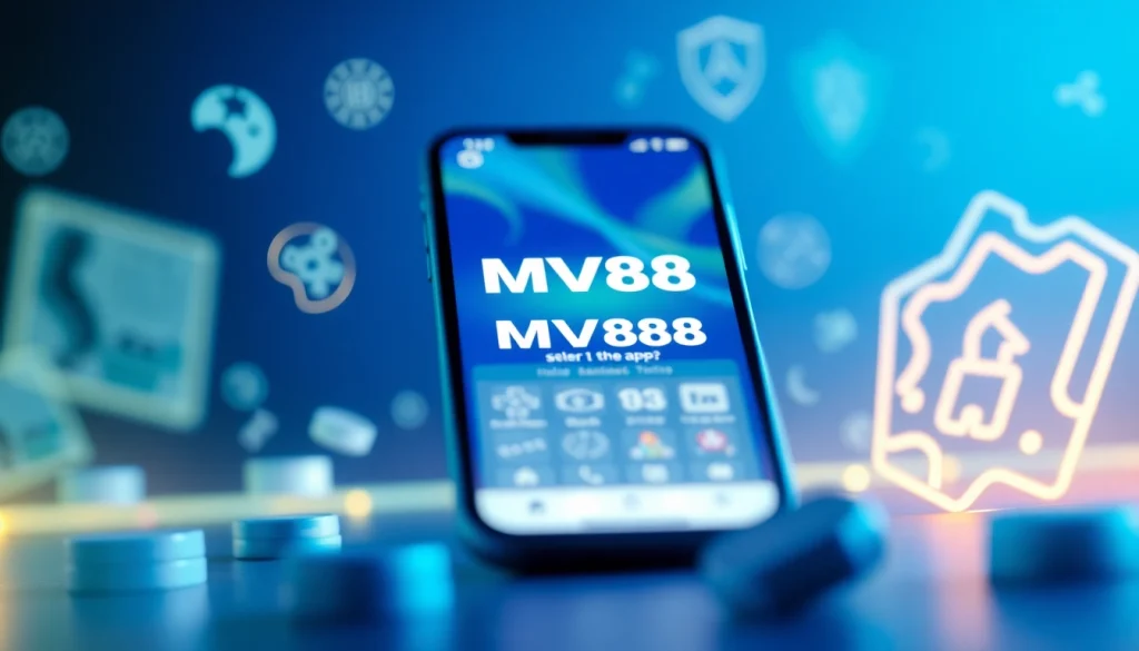 MV 88 app showcasing secure USDT transactions with a modern interface