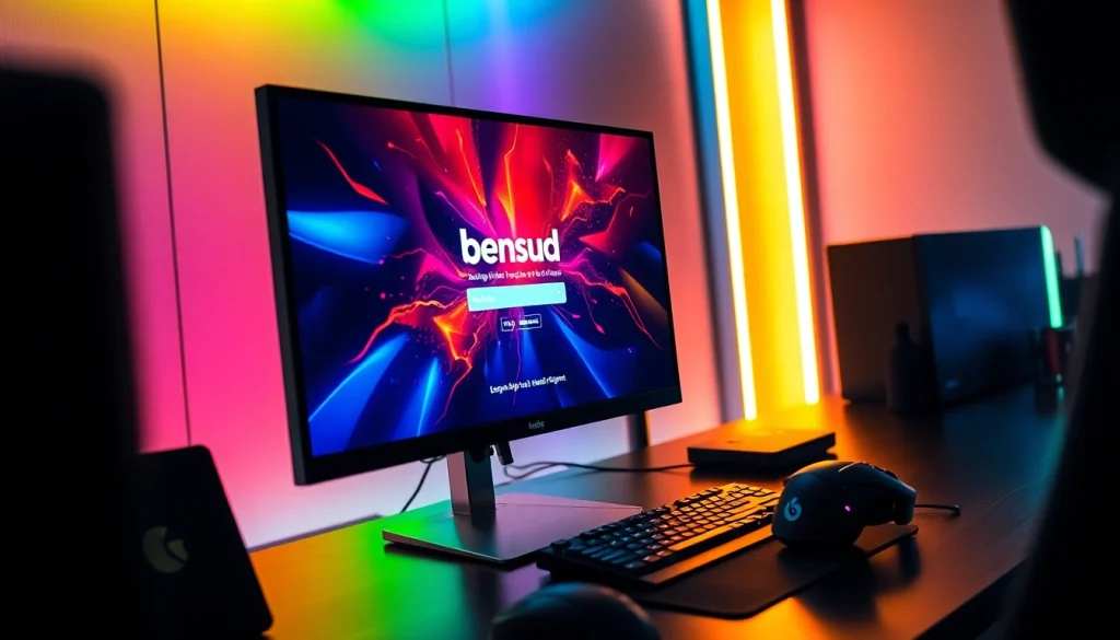 Masuk ke bensu4d login game dengan setup gaming yang modern dan menawan.